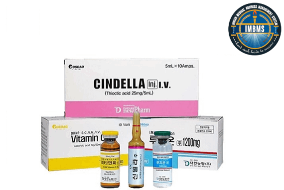 Cindella luthione vitamin c 1200mg injection round seal set