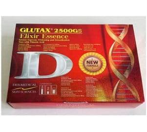 Glutax 2500GS Elixir Essence Skin Whitening Injection 12 Sessions