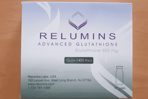 Relumins 1400mg Advance Glutathione 10 Sessions Injection