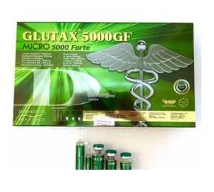 Glutax 5000GF MICRO 5000 Forte Skin Whitening 4 Sessions Injection