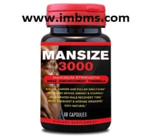 Mansize 3000 extreme male enhancement 60 capsules