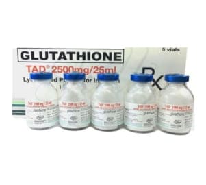 Tad 2500 mg glutathione injection 5 Sessions