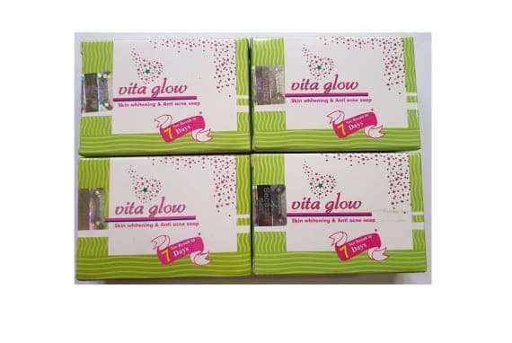 Vita Glow Skin Whitening and Anti Acne Soap Pack of 4