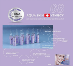 Aqua skin veniscy 68 glutathione injection
