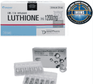 Luthione glutathione with laroscorbine platinum injection
