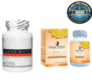 LUXXE white enhanced glutathione with gluta white vitamin c capsules