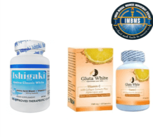 Ishigaki amino classic white glutathione with gluta white vitamin c capsules
