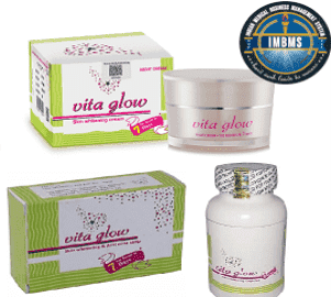 Vita Glow Glutathione Skin Whitening Night Cream Capsules and Soap