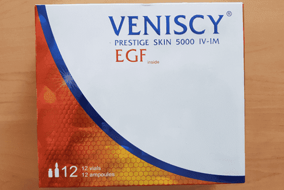 Veniscy Prestige Skin 5000 EGF Glutathione Skin Whitening 12 Sessions Injection