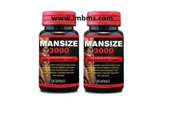 Mansize 3000 extreme male enhancement capsules Pack of 2