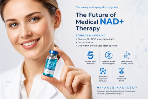  Miracle NAD-XEL NAD Injection Advanced NAD Plus Cellular Enhancement Therapy