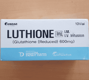 Luthione Glutathione Reduced 600mg 10 Sessions Injection