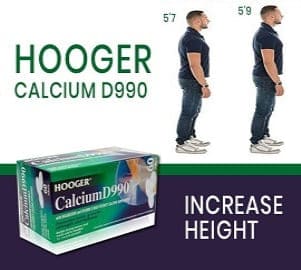 Hooger Calcium D990 Height Increase Capsules
