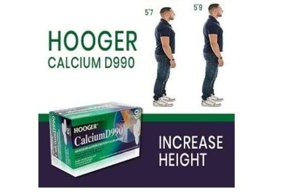 Hooger Calcium D990 Height Increase Capsules