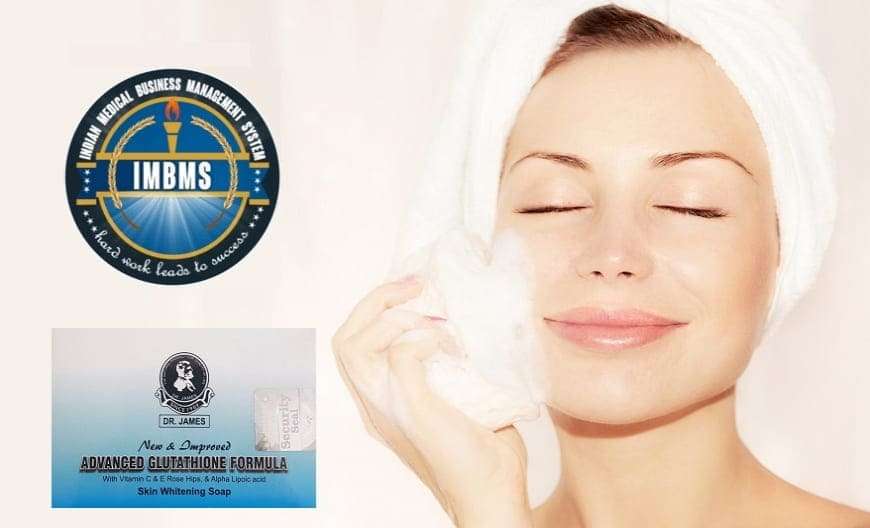 Dr James Advanced Glutathione Skin Whitening Soap keep Men Women skin glow in all Seasons