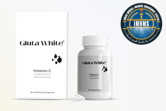 Gluta White Vitamin C with Collagen Skin Whitening Capsules