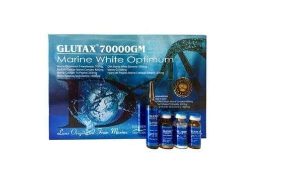 Glutax 70000GM Marine White Optimum Skin Whitening 4 Sessions Injection