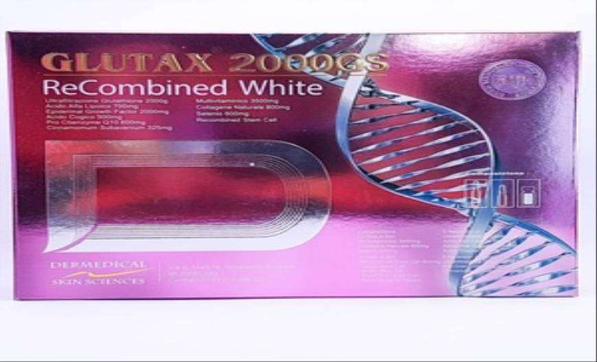 Glutax 2000gs injection for skin whitening