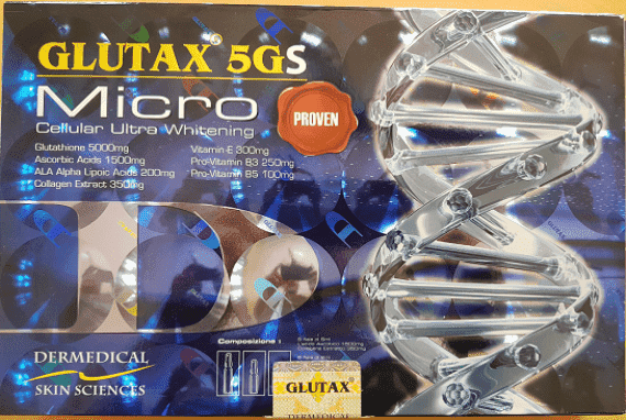 Glutax 5gs Micro Cellular 6 Sessions Skin Whitening Injection