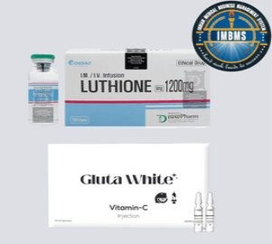 Luthione glutathione reduced with gluta white vitamin c