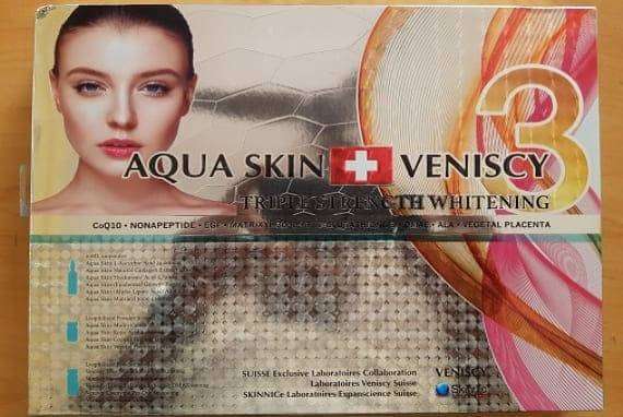 Aqua Skin Veniscy Triple Strength Glutathione Skin Whitening 10 Sessions Injection