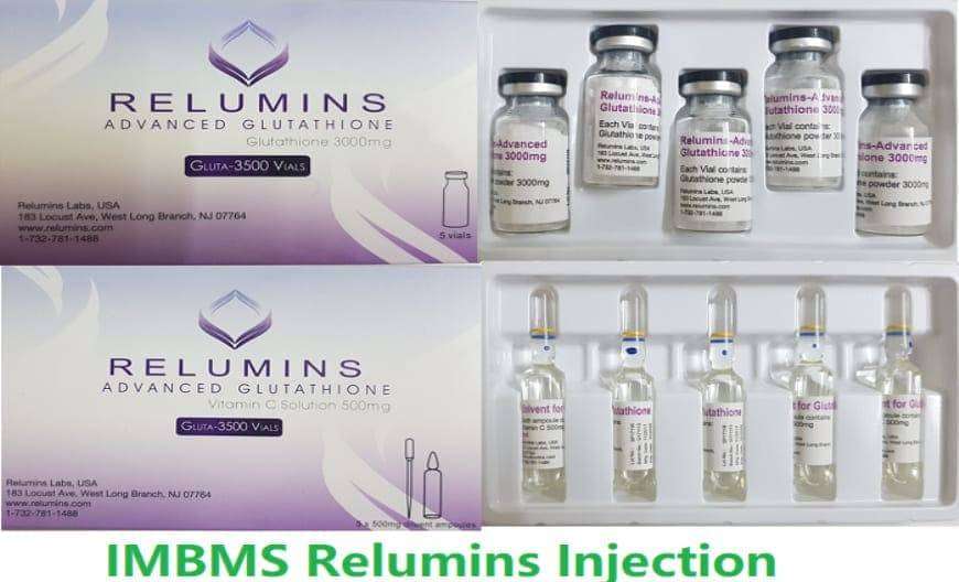 What is Relumins Skin Whitening Injection 