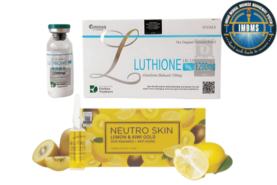 Luthione 1200mg glutathione with neutro skin vitamin c injection