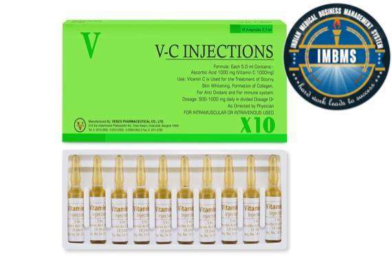 VC Injection 1000 MG 10 Ampoules  of 5 ML