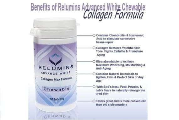 Relumins Advance White Collagen Max Formula Chewable Tablets