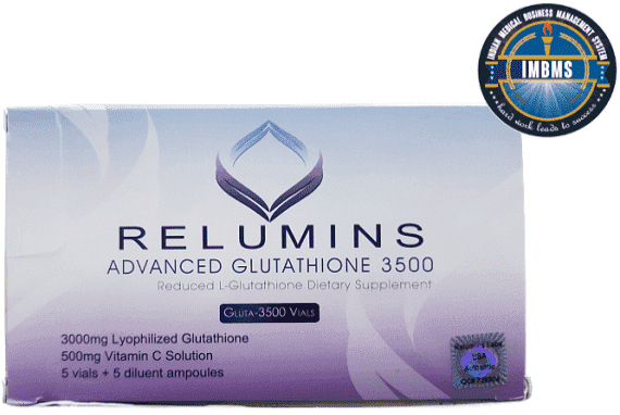 Relumins 3500mg Advance Glutathione 5 Sessions Injection