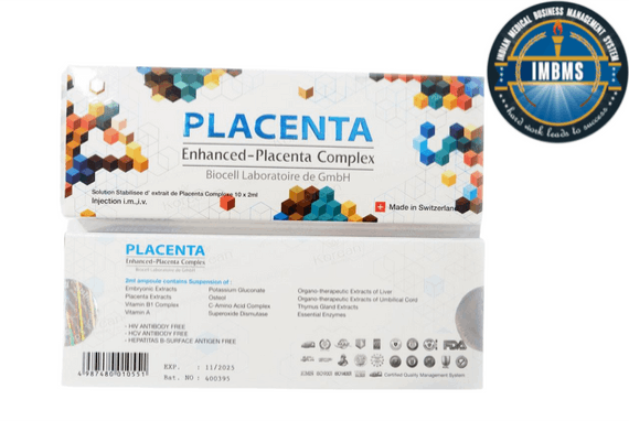 Placenta enhanced complex biocell laboratories de gmbh injection