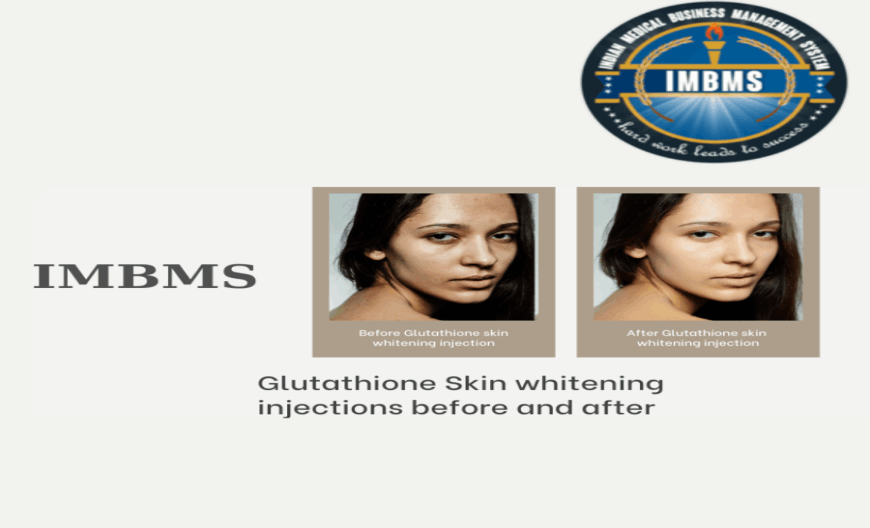 Glutathione Skin whitening injections before and after