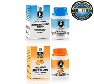 Buy Dr James Advanced Glutathione and Vitamin C Skin Whitening Capsules Combo with GMP in online