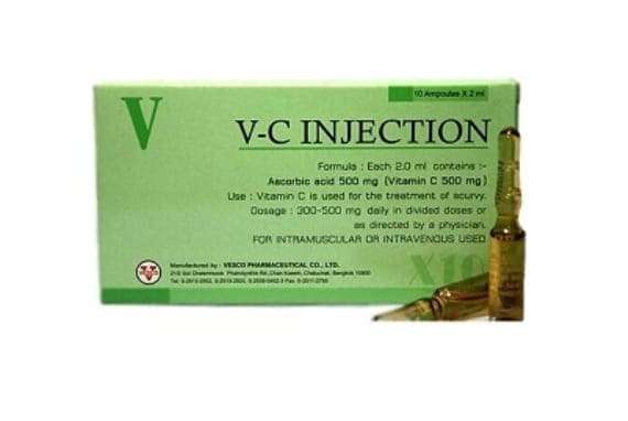 VC Injection 500 MG 10 Ampoules  of 2 ML