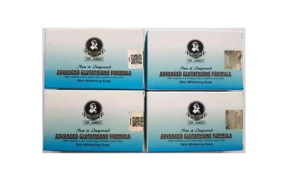 Dr James Advanced Glutathione Skin Whitening Soap Pack of 4