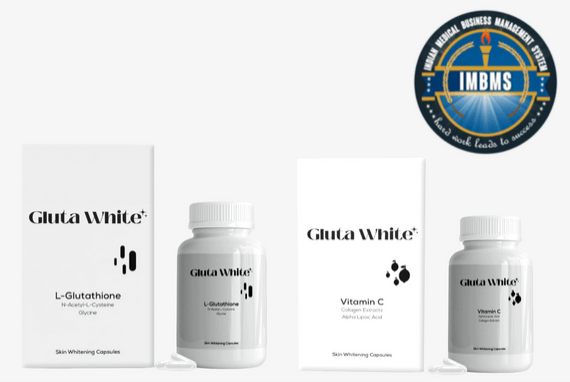 Gluta White Glutathione and Vitamin C with Collagen Skin Whitening Capsules