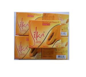 Silka Papaya Skin Whitening Soap 135gm