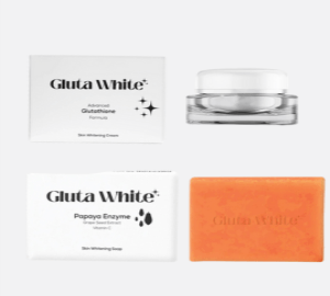 Gluta white glutathione night cream with papaya soap for winter season