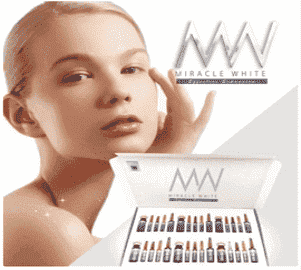 Miracle white 18000 mg skin whitening injection