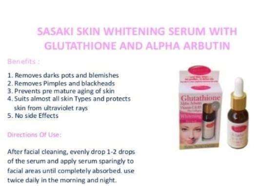 Sasaki Glutathione Face Whitening Serum