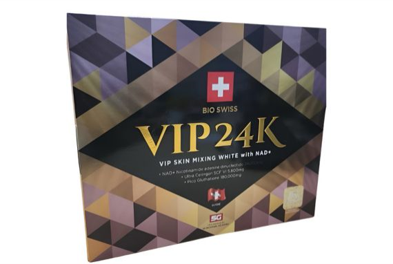 Bio Swiss VIP 24K Glutathione Injection With NAD Plus