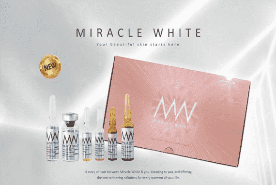 Miracle White 35000mg Glutathione Injection 6 Sessions