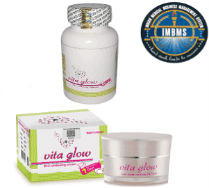 Vita Glow Glutathione Skin Whitening Night Cream and Capsules