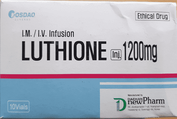 Cindella Luthione Vitamin C 1200mg Skin Whitening 10 Sessions Full Set Injection