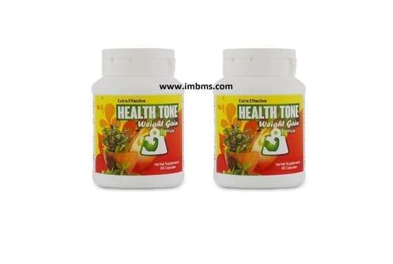 Health Tone Extra Effective Weight Gain 180 Capsules 2 Bottles