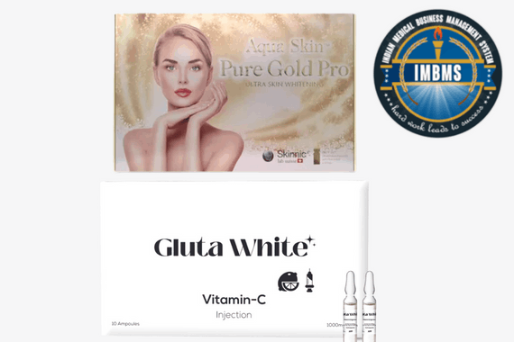 aqua skin pure gold pro ultra with gluta white vitamin c injection