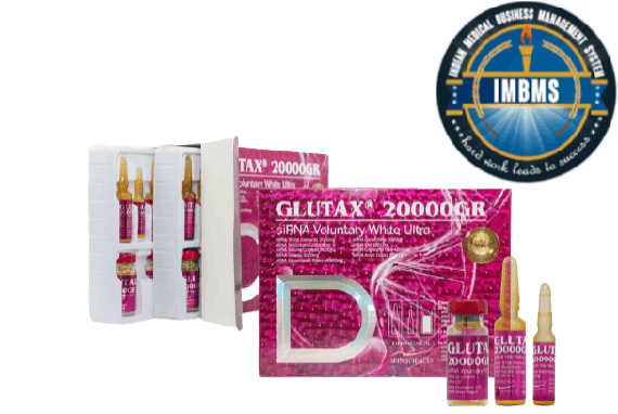 Glutax 20000GR SiRNA Voluntary White Skin Whitening 10 Sessions Injection