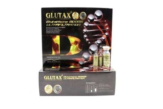 Glutax 600gs Ultrafiltration Skin Whitening 10 Sessions Injection