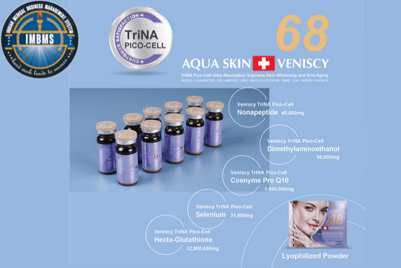 Aqua skin veniscy 68 trina pico cell glutathione injection