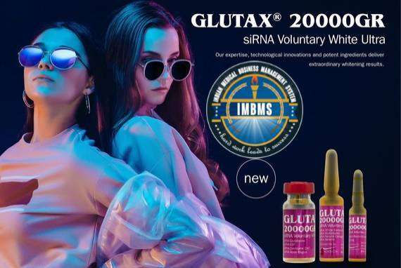 Glutax 20000GR SiRNA Voluntary White Skin Whitening 10 Sessions Injection